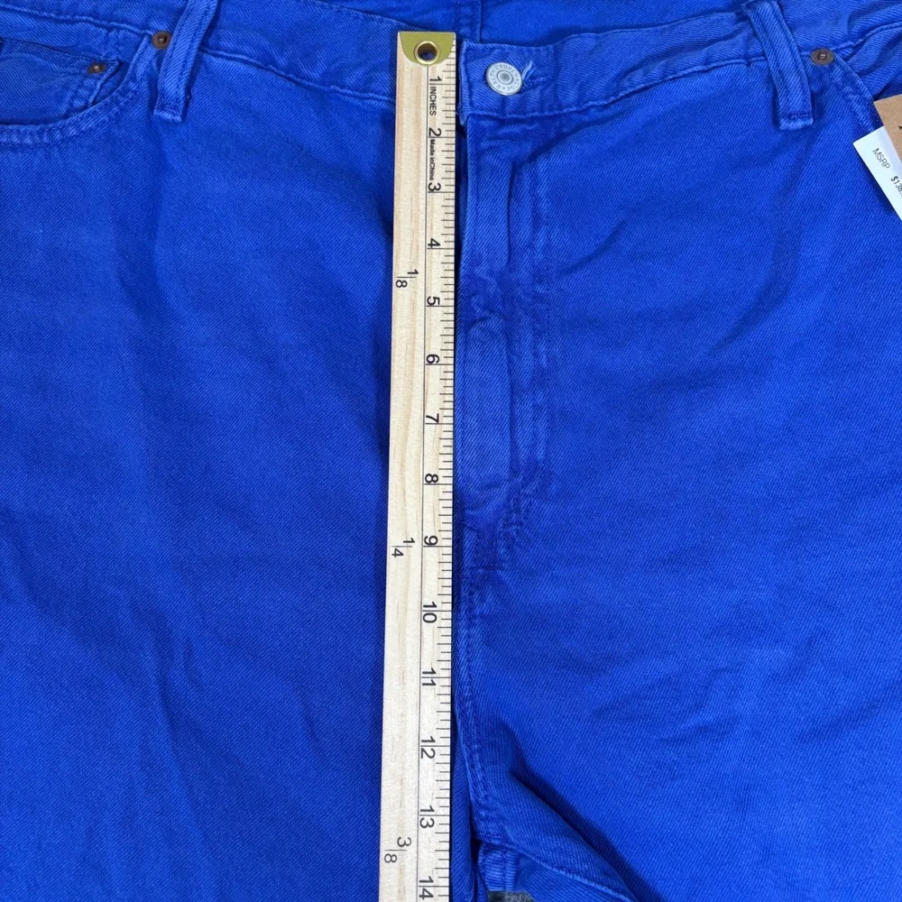Polo Ralph Lauren Varick Slim Straight Hemp Denim Pants Blue 44B x 32 NWT
